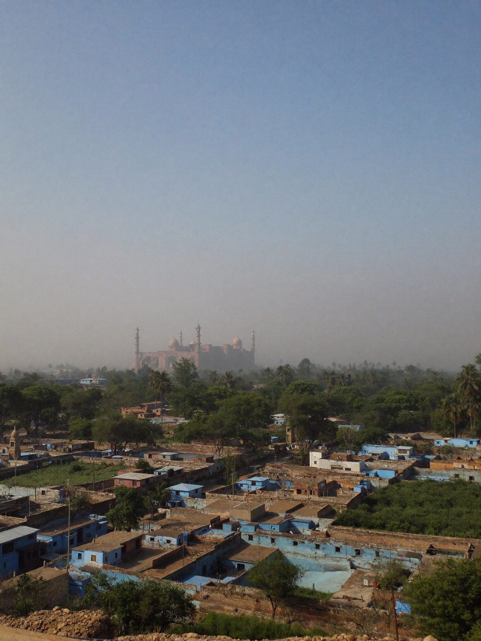 जोधपुर के नीले शहर का छत से दृश्य